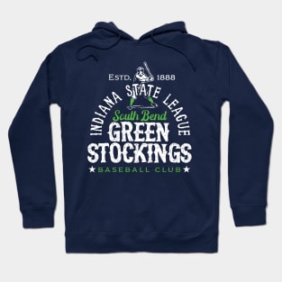 South Bend Green Stockings Baseball Hoodie